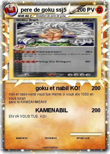 Pokemon pere de goku ssj5