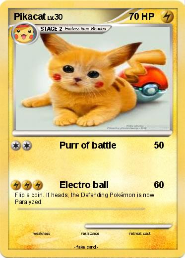 Pokemon Pikacat