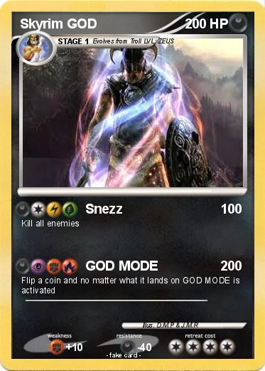 Pokemon Skyrim GOD