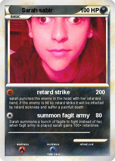Pokemon Sarah sabir