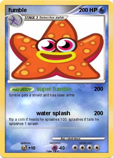 Pokemon fumble