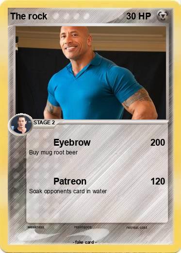 Pokemon The rock