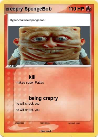Pokemon creepry SpongeBob