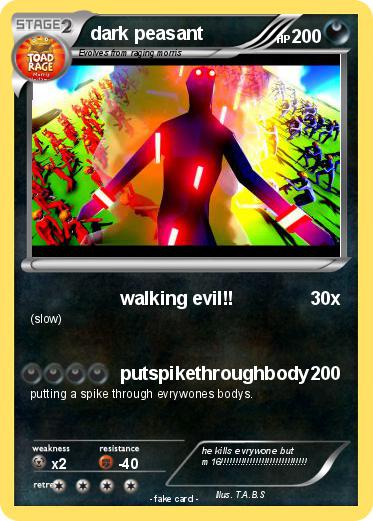 Pokemon dark peasant