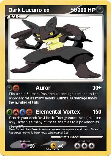 Pokemon Dark Lucario ex              50