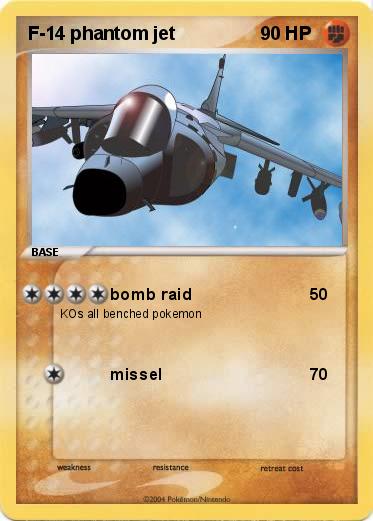 Pokemon F-14 phantom jet