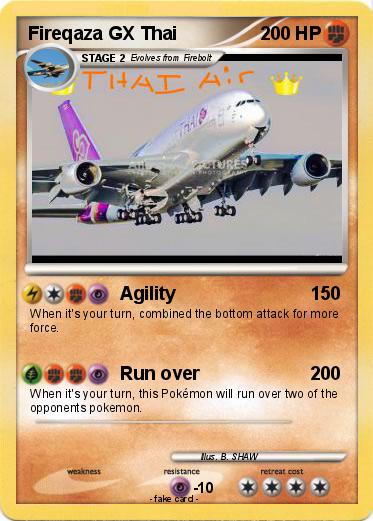 Pokemon Fireqaza GX Thai