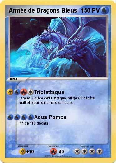Pokemon Armée de Dragons Bleus