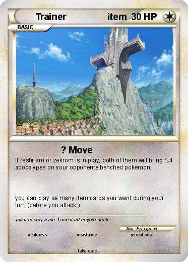 Pokemon Trainer                item