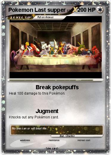 Pokemon Pokemon Last supper