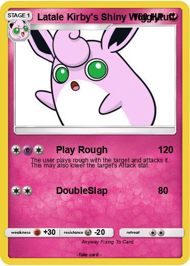 Pokemon Latale Kirby's Shiny Wigglytuff