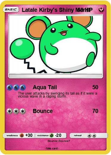 Pokemon Latale Kirby's Shiny Marill