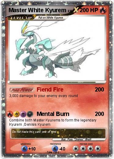 Pokemon Master White Kyurem