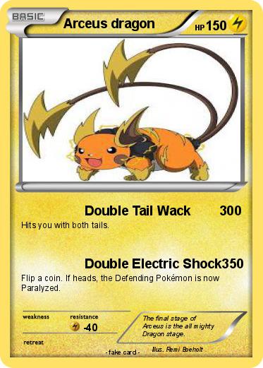 Pokemon Arceus dragon