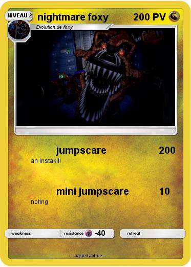 Pokemon nightmare foxy