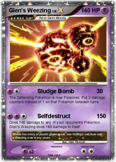 Pokemon Glen's Weezing