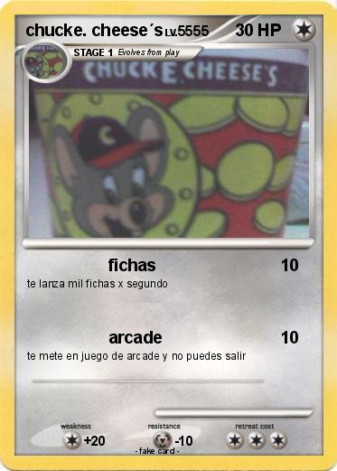 Pokemon chucke. cheese´s