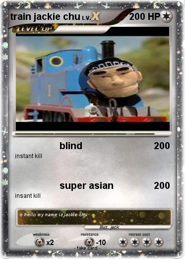 Pokemon train jackie chu