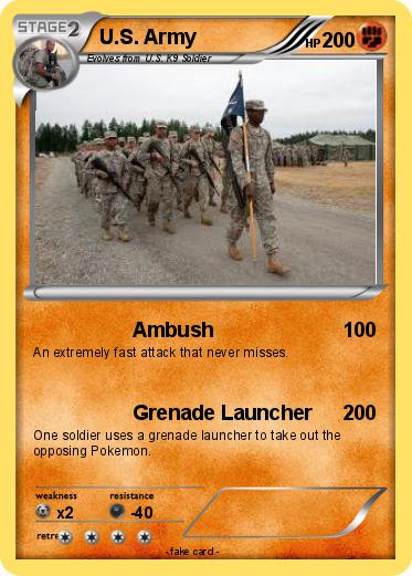 Pokemon U.S. Army