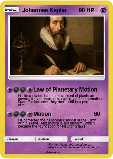 Pokemon Johannes Kepler