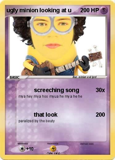 Pokemon ugly minion looking at u