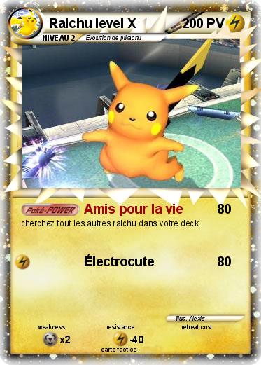 Pokemon Raichu level X