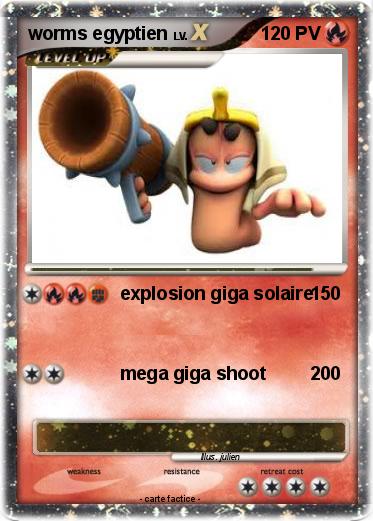 Pokemon worms egyptien