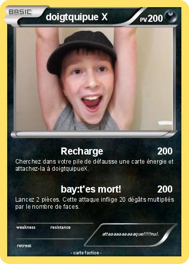 Pokemon doigtquipue X