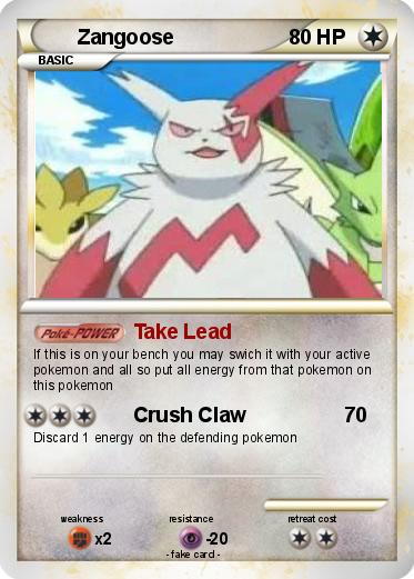 Pokemon Zangoose