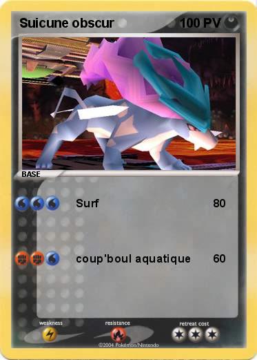 Pokemon Suicune obscur