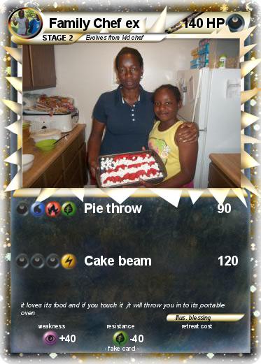 Pokemon Family Chef ex