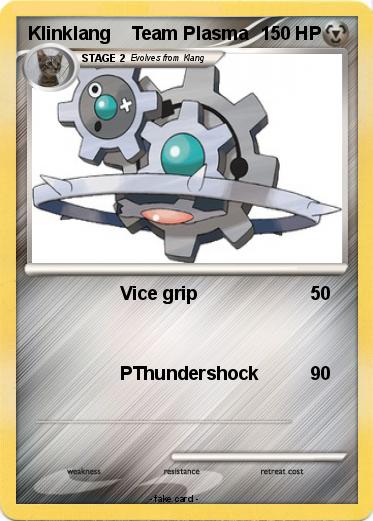 Pokemon Klinklang    Team Plasma