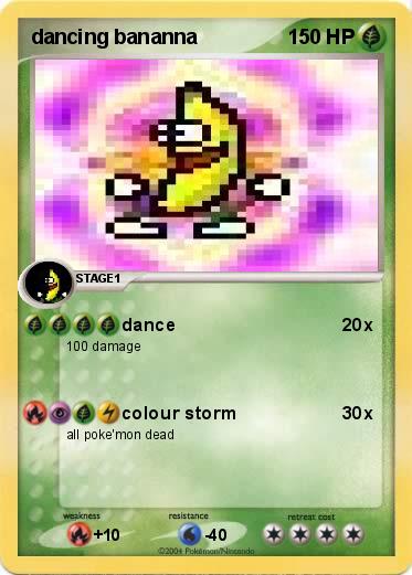 Pokemon dancing bananna