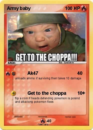 Pokemon Army baby