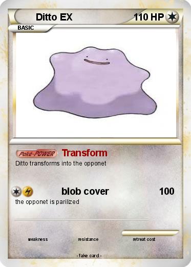 Pokemon Ditto EX