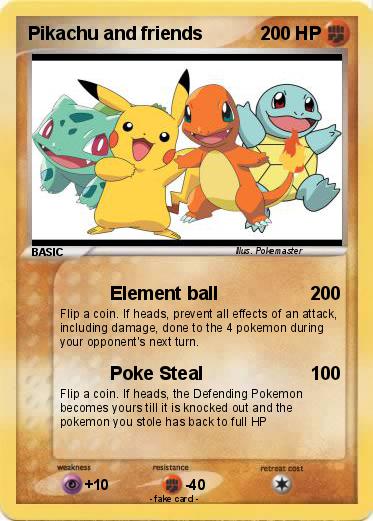 Pokemon Pikachu and friends