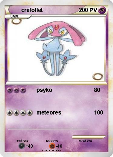 Pokemon crefollet