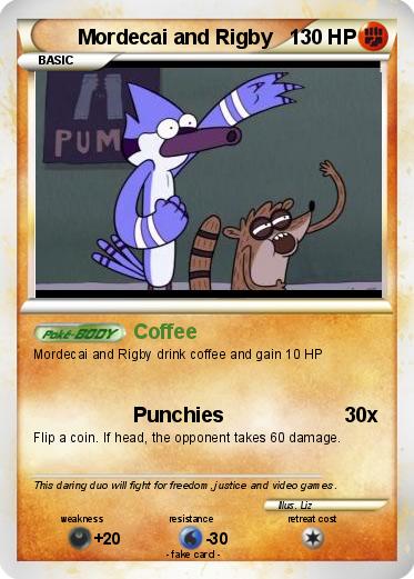 Pokemon Mordecai and Rigby