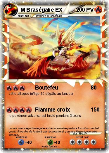 Pokemon M Braségalie EX