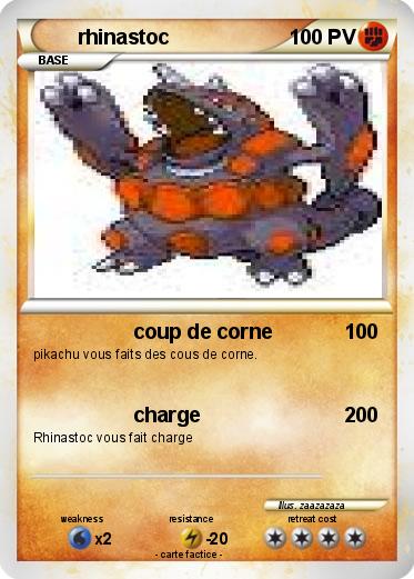 Pokemon rhinastoc