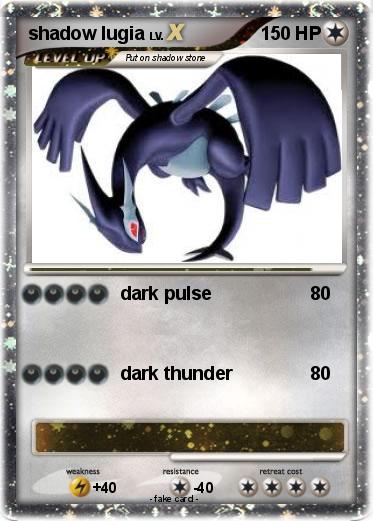 Pokemon shadow lugia