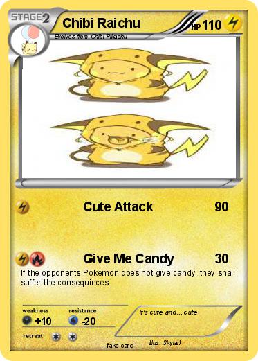Pokemon Chibi Raichu