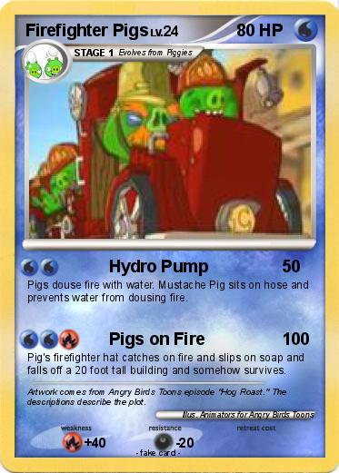 Pokemon Firefighter Pigs