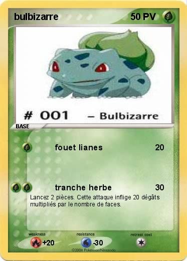 Pokemon bulbizarre