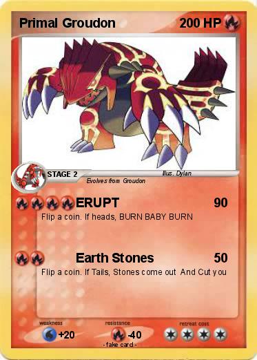 Pokemon Primal Groudon