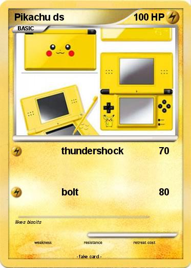 Pokemon Pikachu ds