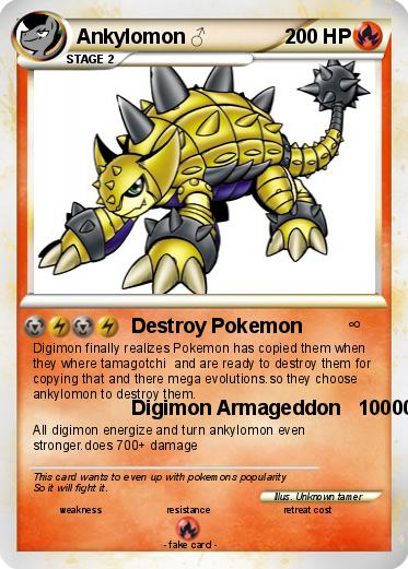 Pokemon Ankylomon ♂