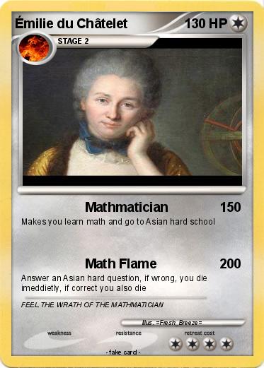 Pokemon Émilie du Châtelet