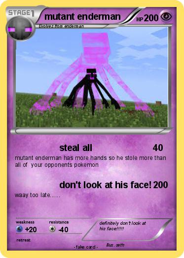 Pokemon mutant enderman