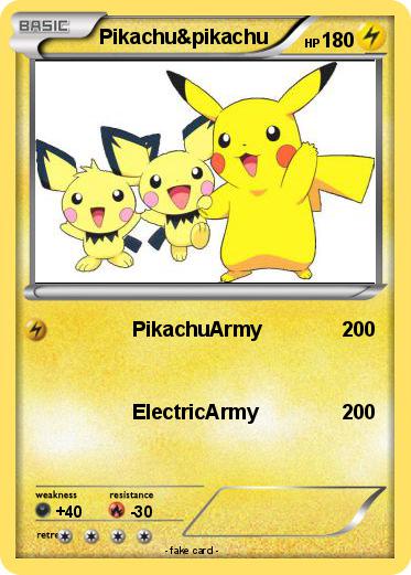 Pokemon Pikachu&pikachu